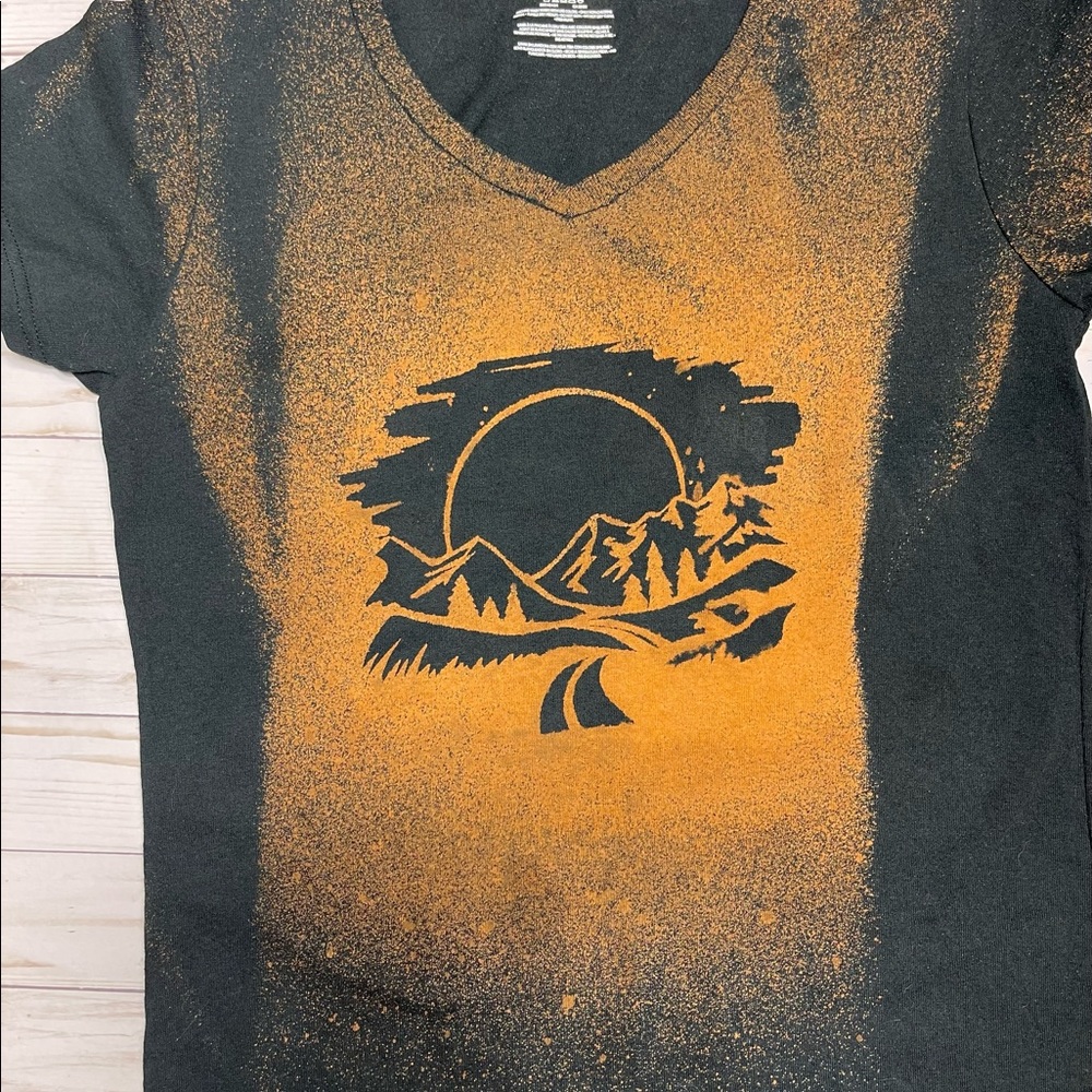 Women’s Gildan Size Medium Custom Bleached Tee. - image 4